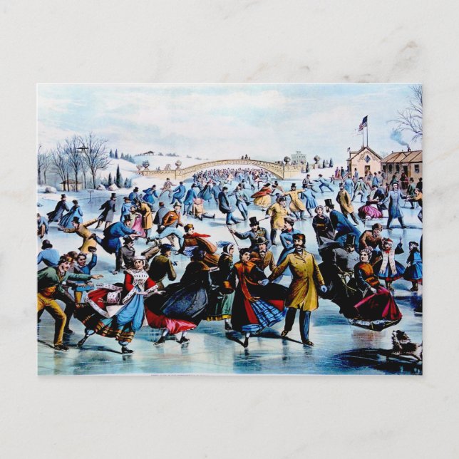 Central Park vintervykort Vykort (Framsida)