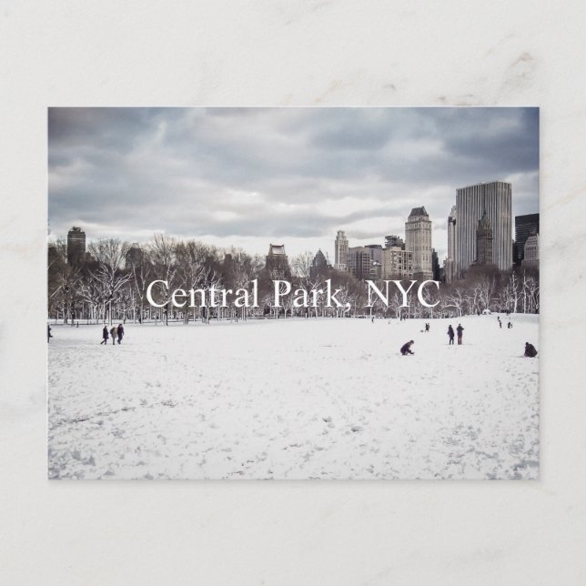 Central Park vykort (Framsida)