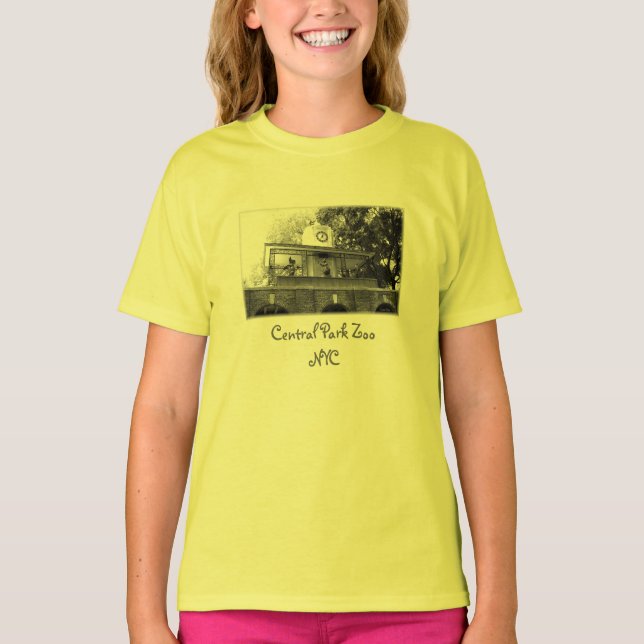 Central Park Zoo Kids' T-Shirt (Framsida)