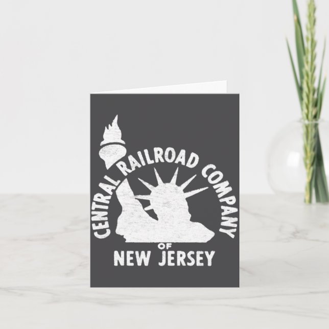 Central Railroad Of New Jersey _1  Kort (Framsida)