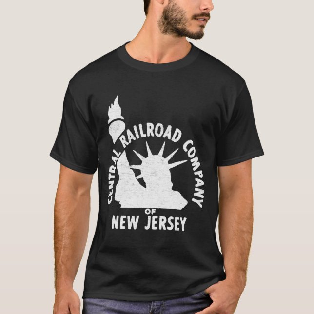 Central Railroad Of New Jersey _1  T Shirt (Framsida)