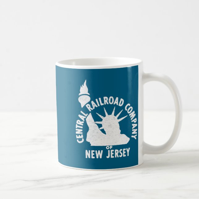 Central Railroad Of New Jersey  Kaffemugg (Höger)