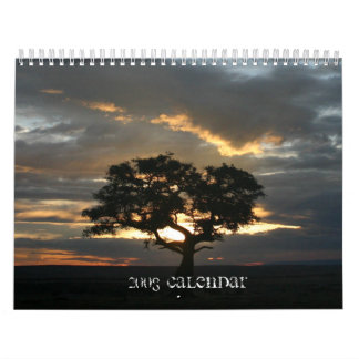 Central skräddarsy östlig afrikansk djur kalender