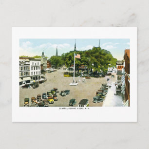 Central Square, Keene, New Hampshire Vykort