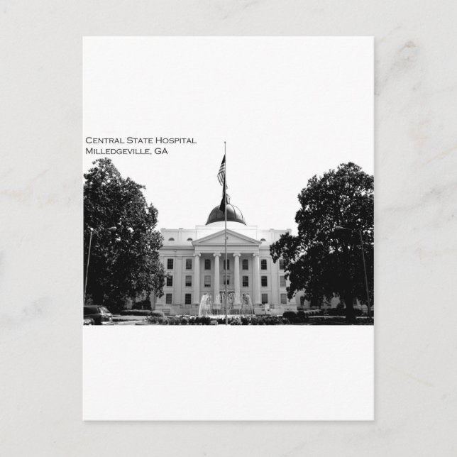 CENTRAL STATE HOSPITAL - MILLEDGEVILLE, GEORGIA VYKORT (Framsida)