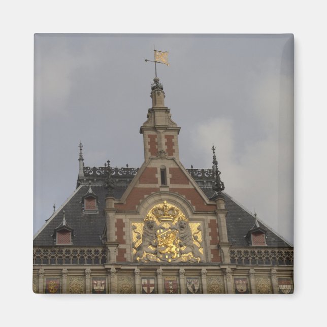Central Station, Amsterdam Magnet (Framsidan)