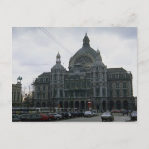 Central Station", Antwerpen, Belgien Vykort