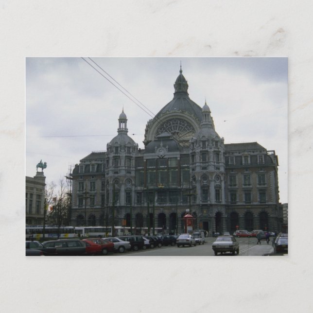 Central Station", Antwerpen, Belgien Vykort (Framsida)