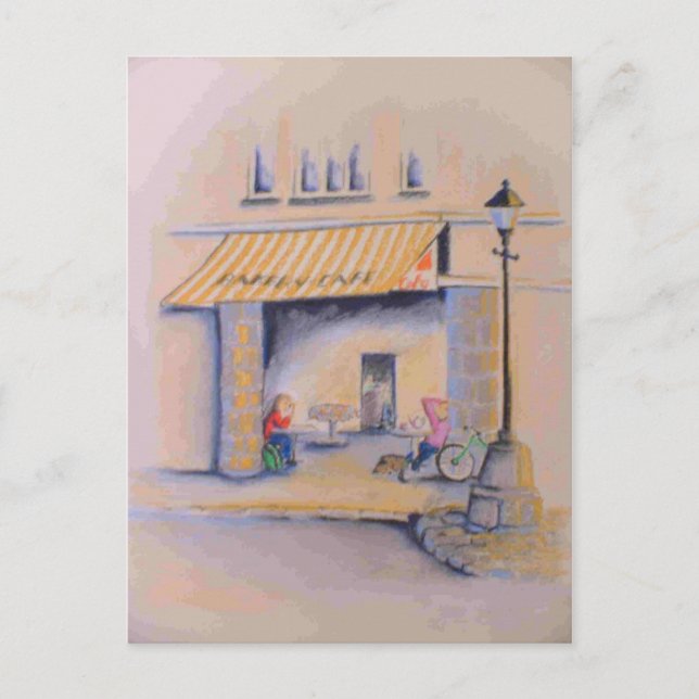 Central Stores Cafe Vykort (Framsida)