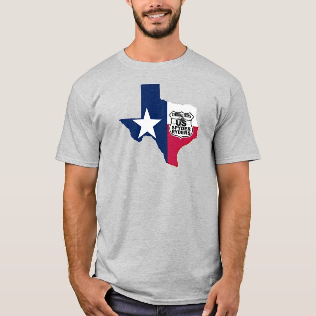 Central Texas Chapter - State Texas RWB T Shirt (Framsida)