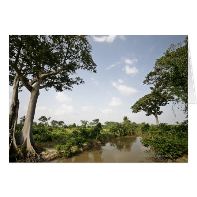 Central Togo, Väster Afrika. Hälsningskort (Framsidan Horizontal)