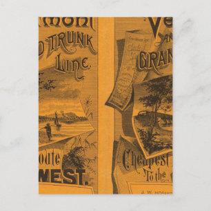 Central Vermont, Grand Trunk Line Vykort