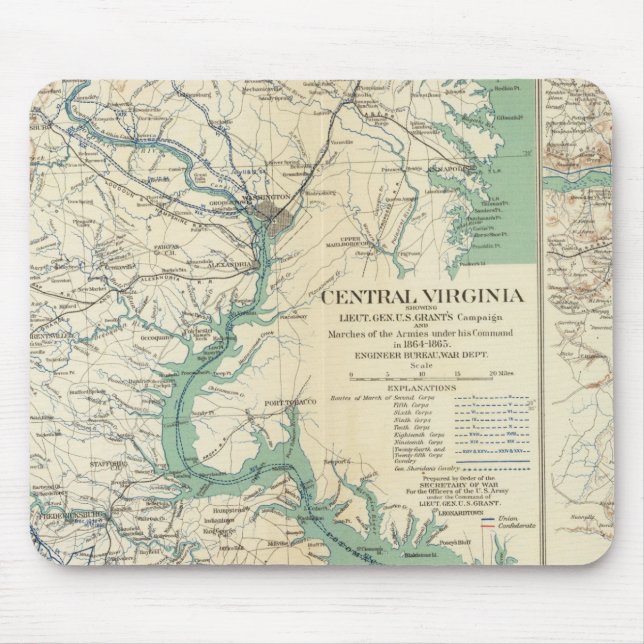 Central Virginia 18641865 Musmatta (Framsidan)