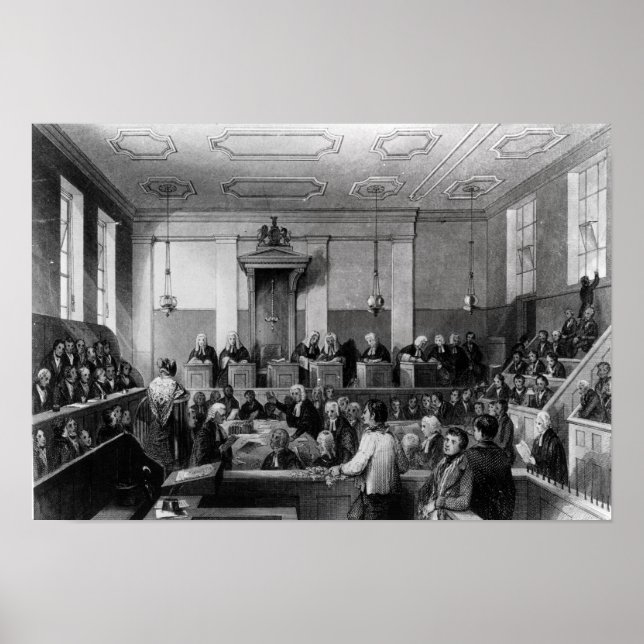 Centrala brottmålsdomstolen, Gamla Bailey Poster (Framsidan)