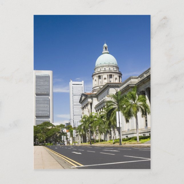 Centrala distriktet i Singapore Vykort (Framsida)