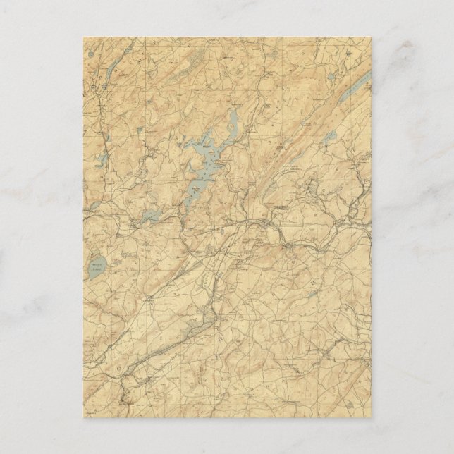 Centrala högländerna i New jersey Vykort (Framsida)