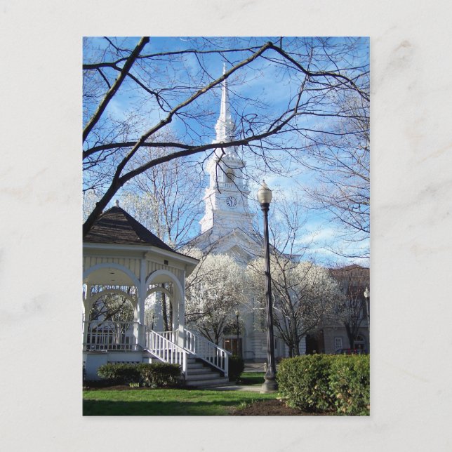 Centrala kvadraten, Keene, NH 1 Vykort (Framsida)