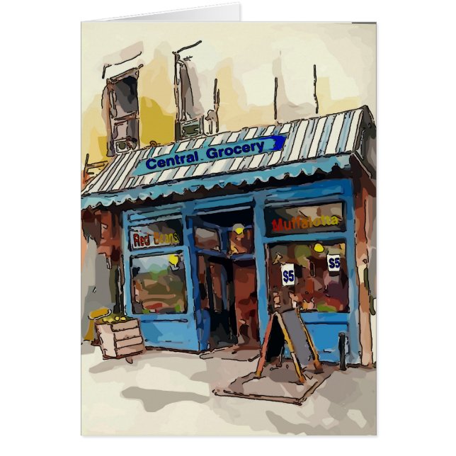 Centrala Livsmedel,Fransk Kvartal Hälsningskort (Framsidan)