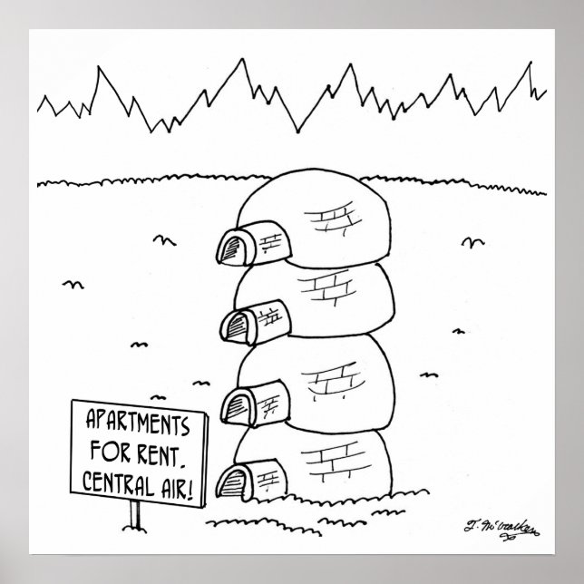 centrala Luft i Igloos Poster (Framsidan)