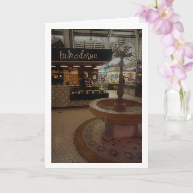 Centrala marknaden i Valencia, Spanien Kort (Orkide)