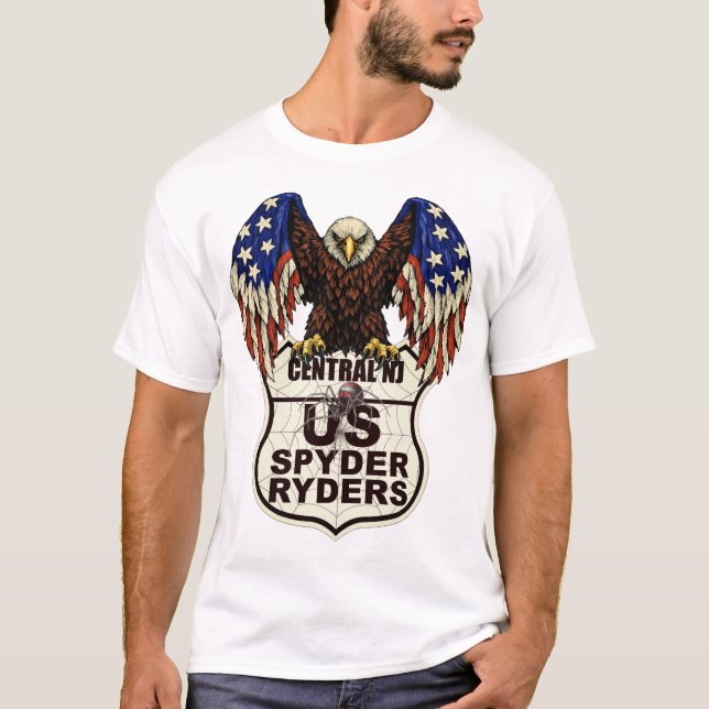 Centrala New Jersey-kapitlet - Eagle Logo 1s T Shirt (Framsida)