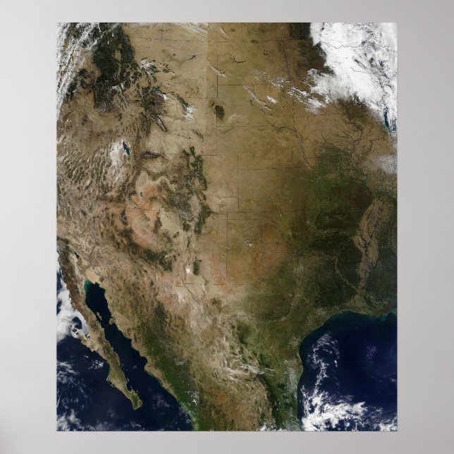 Centrala och westerna Stater Poster (Framsidan)