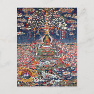 Centrala Tibet Amitabha, Westerna Buddha Vykort