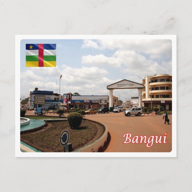 Centralafrikanska republiken - Bangui - Vykort (Framsida)