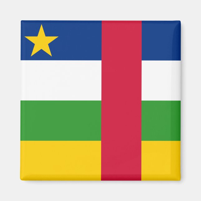 Centralafrikanska republiken (Centralafrikanska re Magnet (Framsidan)