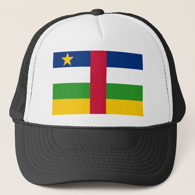 Centralafrikanska republiken Flagga Keps (Framsida)