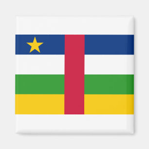 Centralafrikanska republiken Flagga Magnet