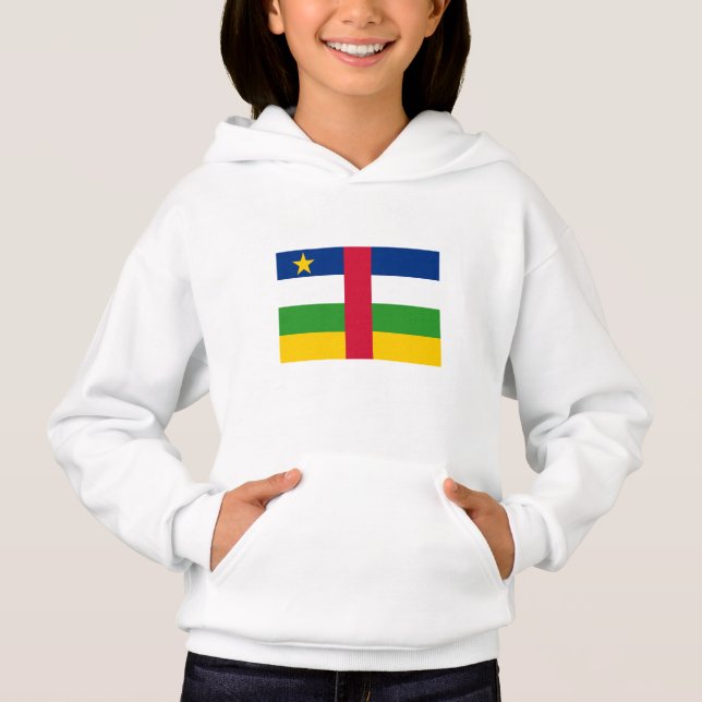 Centralafrikanska republiken Flagga T Shirt (Framsida)