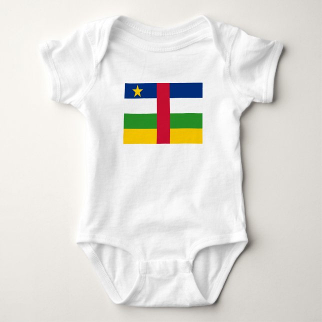Centralafrikanska republiken Flagga T Shirt (Framsida)