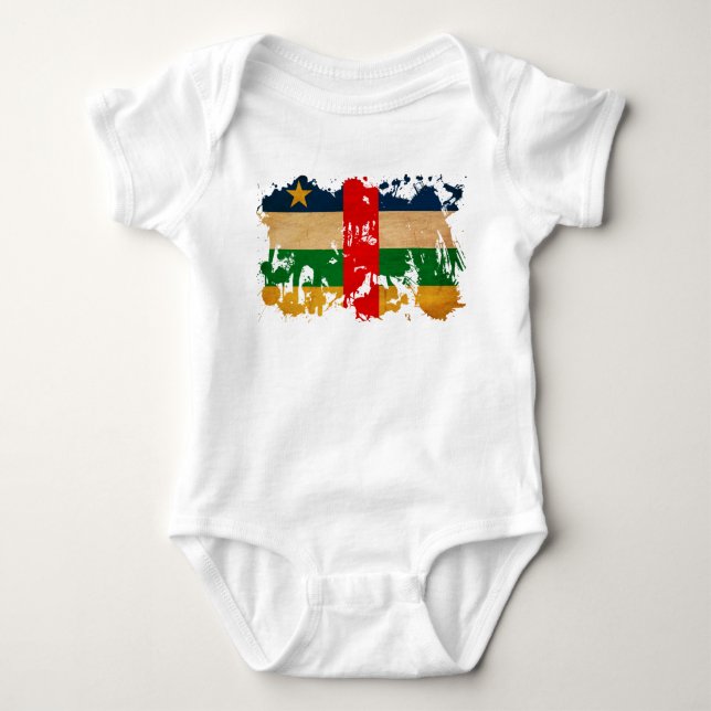 Centralafrikanska republiken flagga tröja (Framsida)