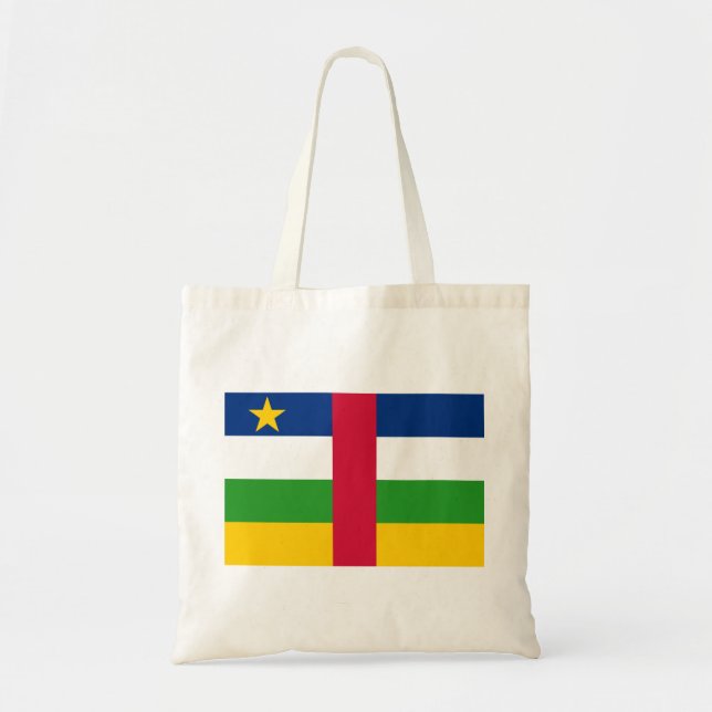 Centralafrikanska republiken Flagga Tygkasse (Framsidan)