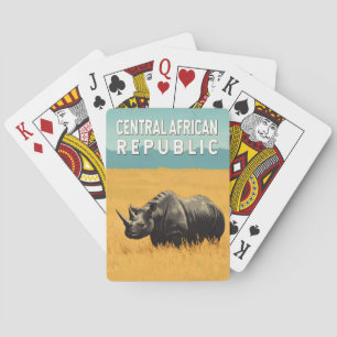 Centralafrikanska republiken Illustration Travel A Casinokort