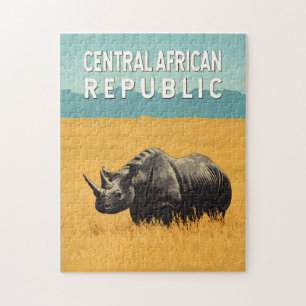 Centralafrikanska republiken Illustration Travel A Pussel