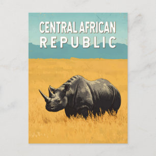 Centralafrikanska republiken Illustration Travel A Vykort