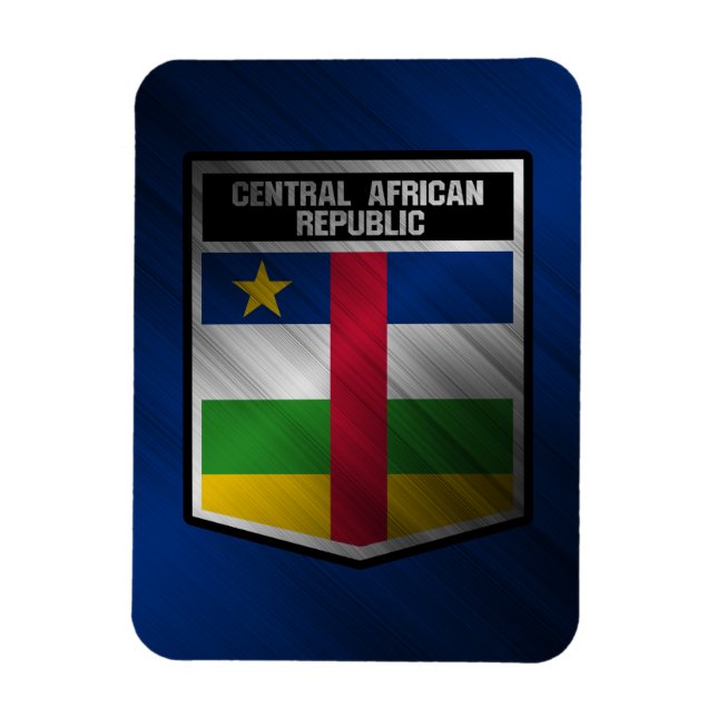 Centralafrikanska republiken magnet (Vertikal)