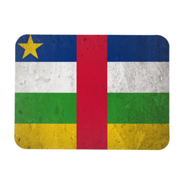 Centralafrikanska republiken magnet (Horisontell)
