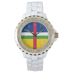 Centralafrikanska republikens flagga armbandsur