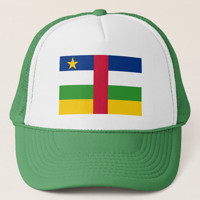 Centralafrikanska Republikens Flagga Keps (Framsida)