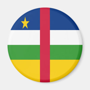 Centralafrikanska republikens flagga magnet
