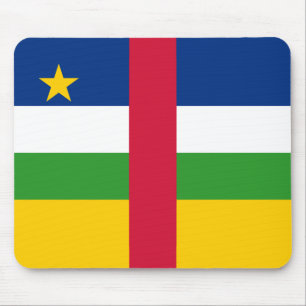 Centralafrikanska republikens flagga musmatta