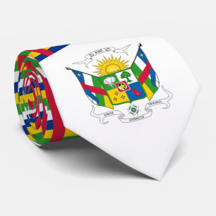 Centralafrikanska republikens Flagga och Jackande Slips