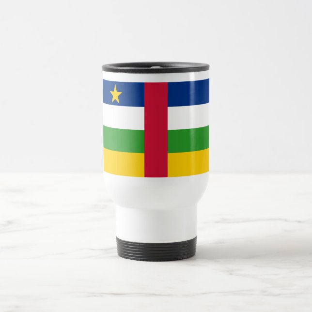 Centralafrikanska republikens flagga resemugg (Center)