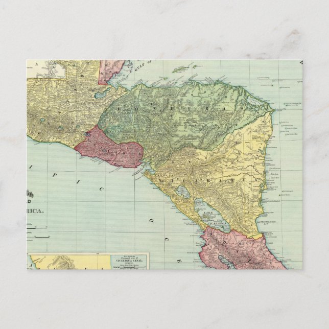 Centralamerika 2 vykort (Framsida)