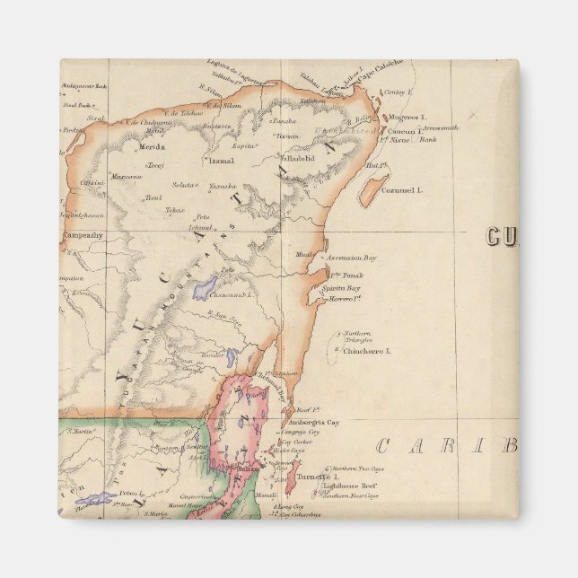 Centralamerika 3 magnet (Framsidan)