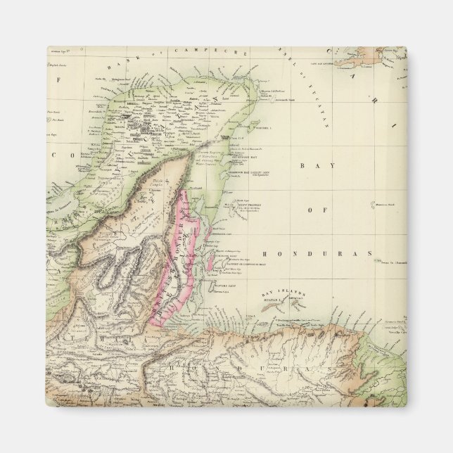Centralamerika 4 magnet (Framsidan)
