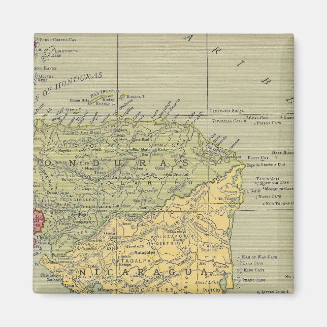 Centralamerika 5 magnet (Framsidan)